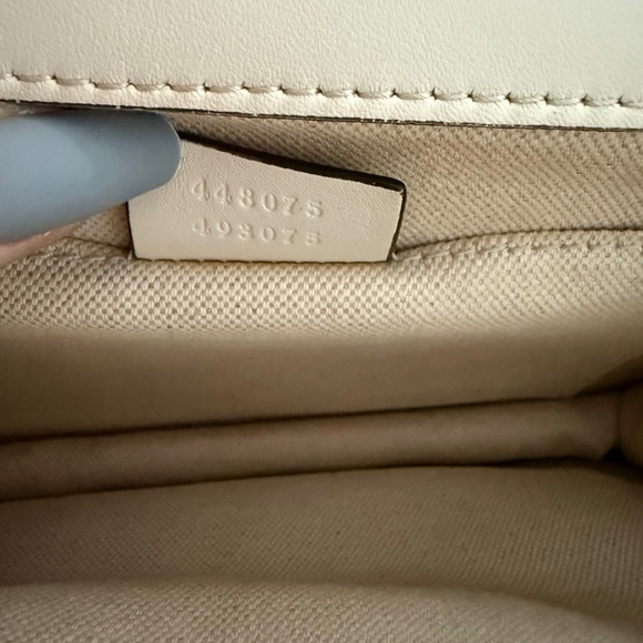 GUCCI Bambbo Dyonisus two-way Handbag Bag Off White/Red/Navy Leather - Picture 8 of 15